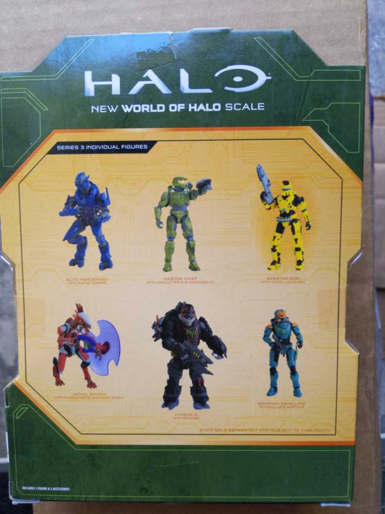 Jackal Raider 4” (S3) - Jazwares (World Of Halo Infinite) action figure collectible [Barcode 191726393047] - Main Image 2