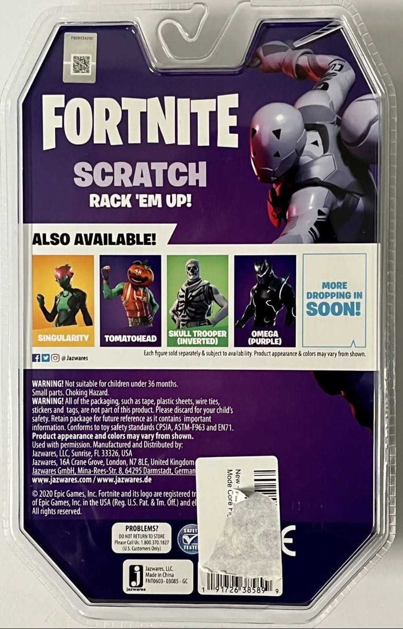 Scratch - Jazwares (Fortnite) action figure collectible [Barcode 191726385899] - Main Image 2