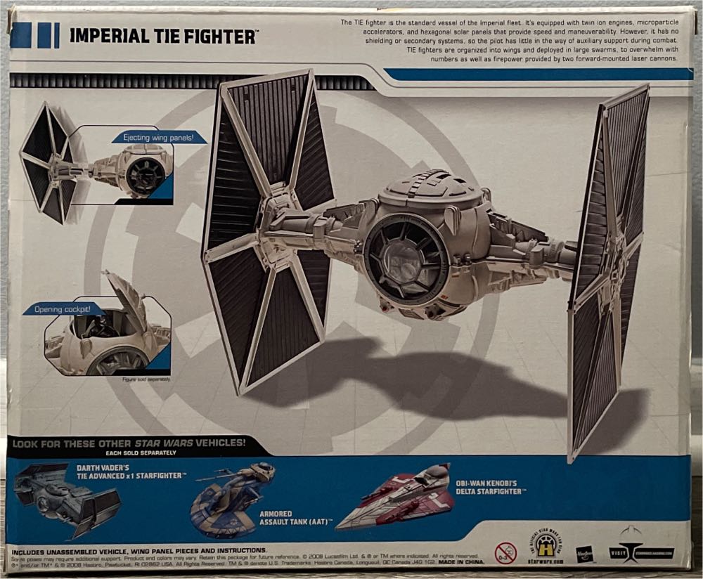 Imperial Tie Fighter - Hasbro (Star Wars The Legacy Collection) action figure collectible [Barcode 653569339922] - Main Image 2