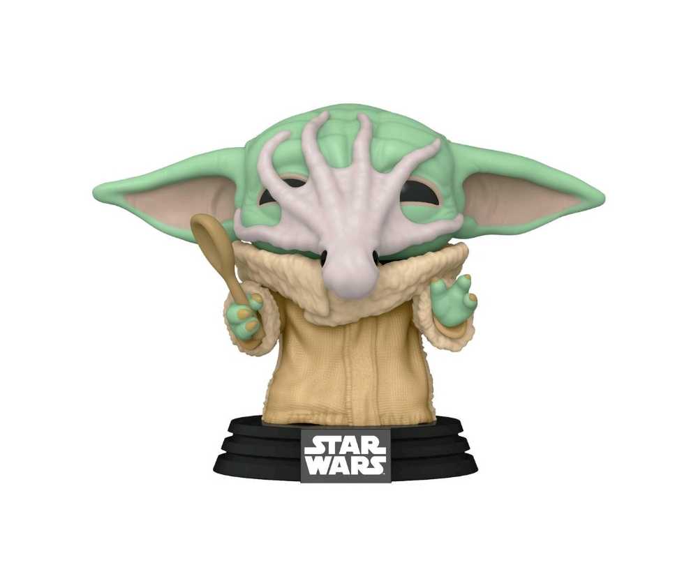 Funko Pop Grogu With Chowder Squid MANDO - Funko (Star Wars The Mandalorian) action figure collectible [Barcode 889698545280] - Main Image 3