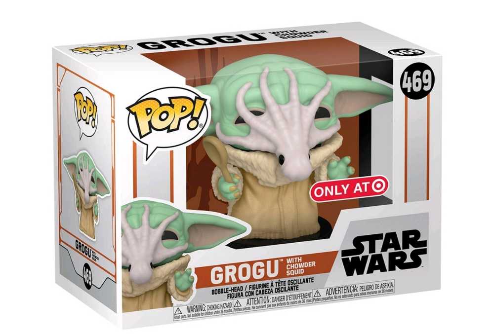 Funko Pop Grogu With Chowder Squid MANDO - Funko (Star Wars The Mandalorian) action figure collectible [Barcode 889698545280] - Main Image 4