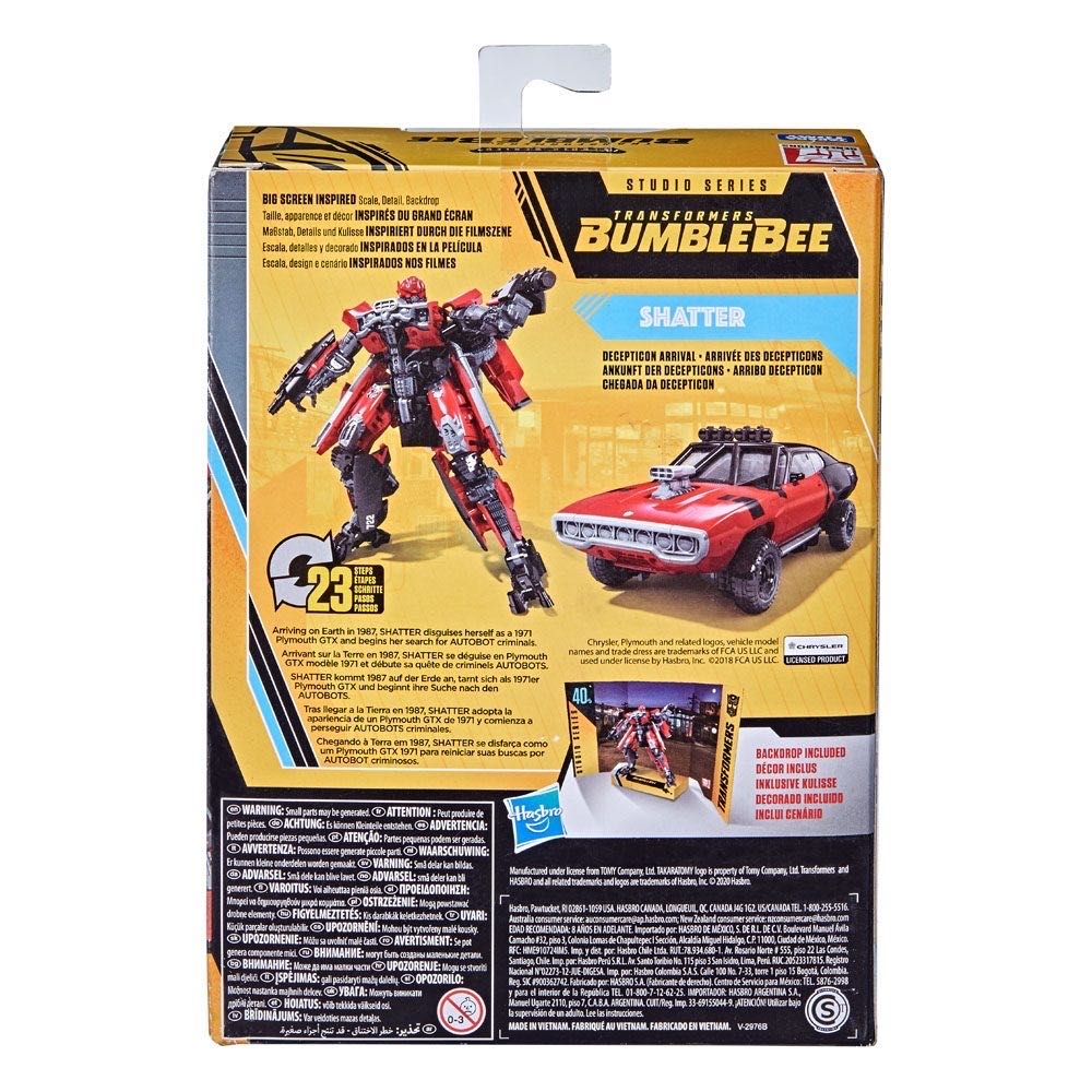 (40BB) Shatter - Hasbro (Transformers Studio Series: BUZZWORTHY BUMBLEBEE) action figure collectible [Barcode 5010993777594] - Main Image 4