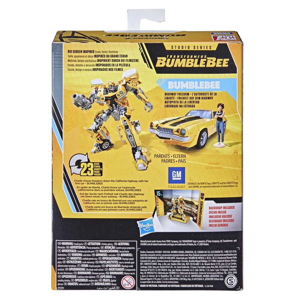 (15BB) Bumblebee - Hasbro (Transformers Studio Series: BUZZWORTHY BUMBLEBEE) action figure collectible [Barcode 5010993777570] - Main Image 4