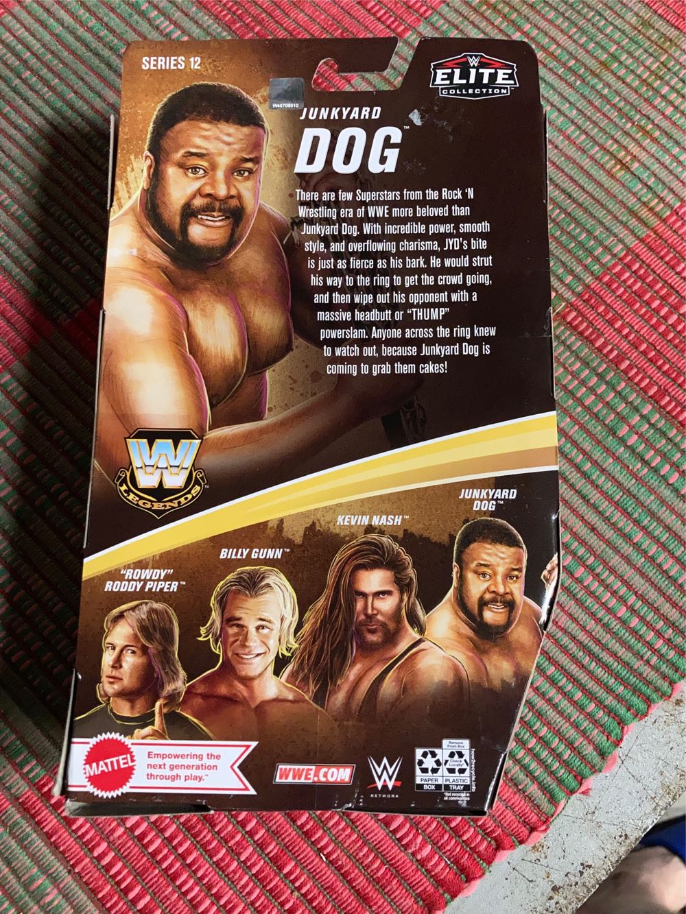 Junkyard Dog - Mattel (WWE Elite Collection) action figure collectible [Barcode 887961948103] - Main Image 2