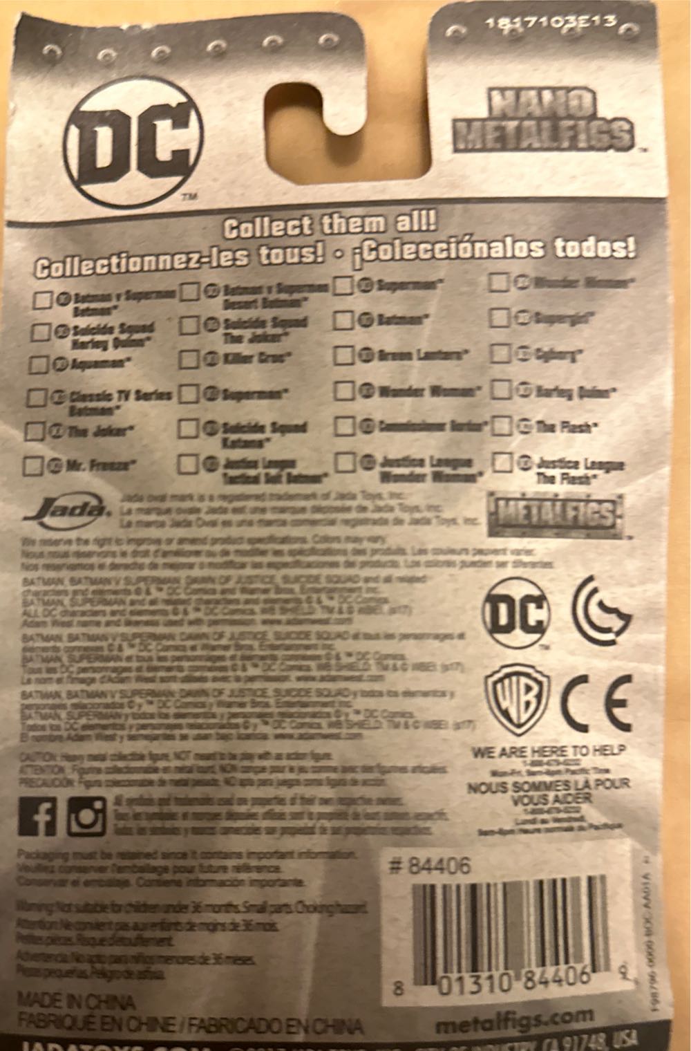 Batman  (DC Comics) action figure collectible [Barcode 801310844069] - Main Image 2