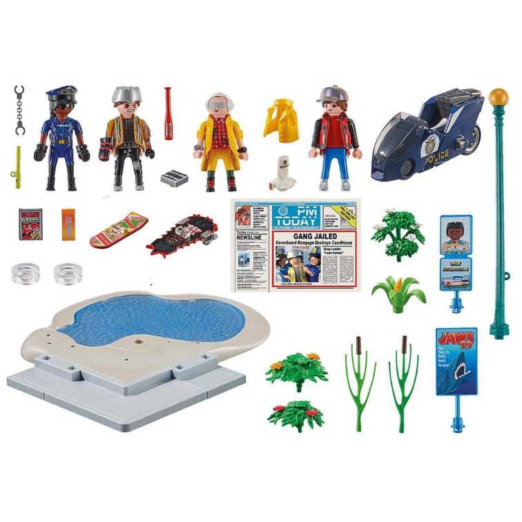 Playmobil Back To The Future Part Ii Hoverboard Chase - Playmobil (Back To The Future) action figure collectible [Barcode 4008789706348] - Main Image 2
