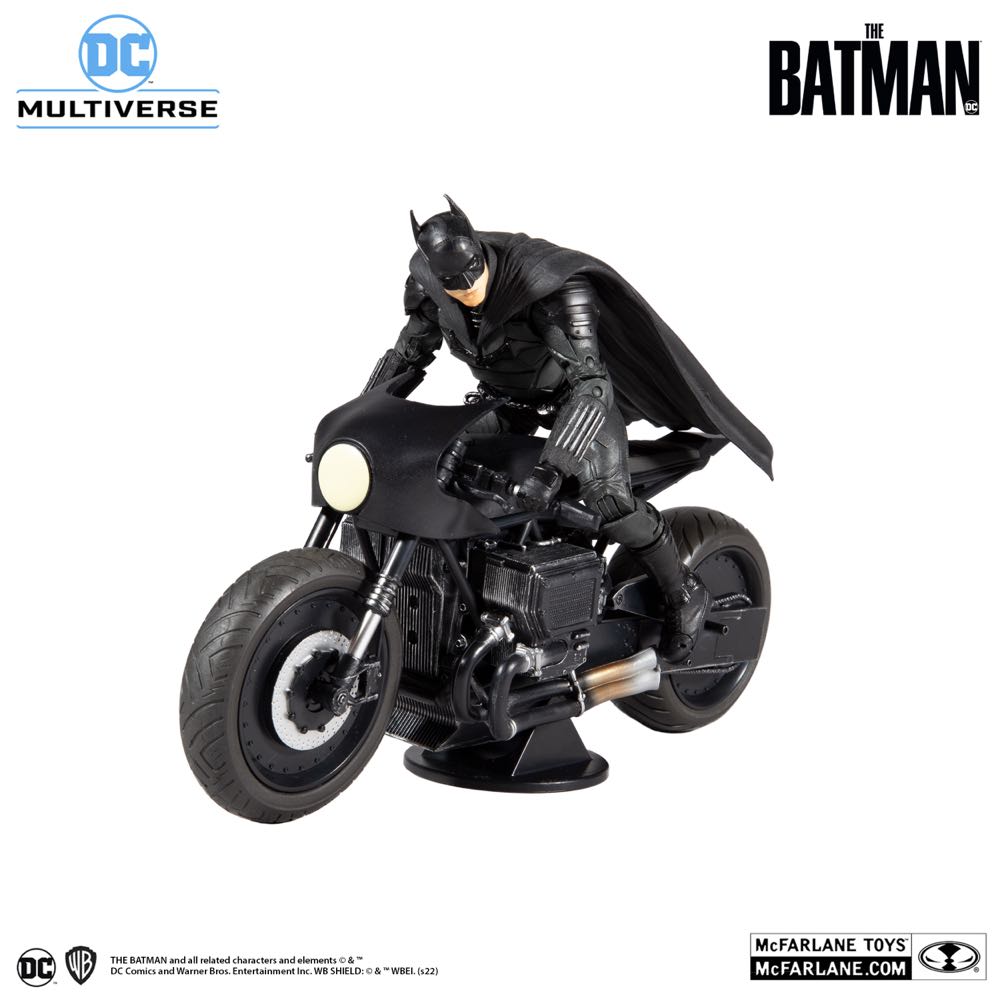 Batcycle - McFarlane Toys (The Batman Movie) action figure collectible [Barcode 787926157130] - Main Image 3