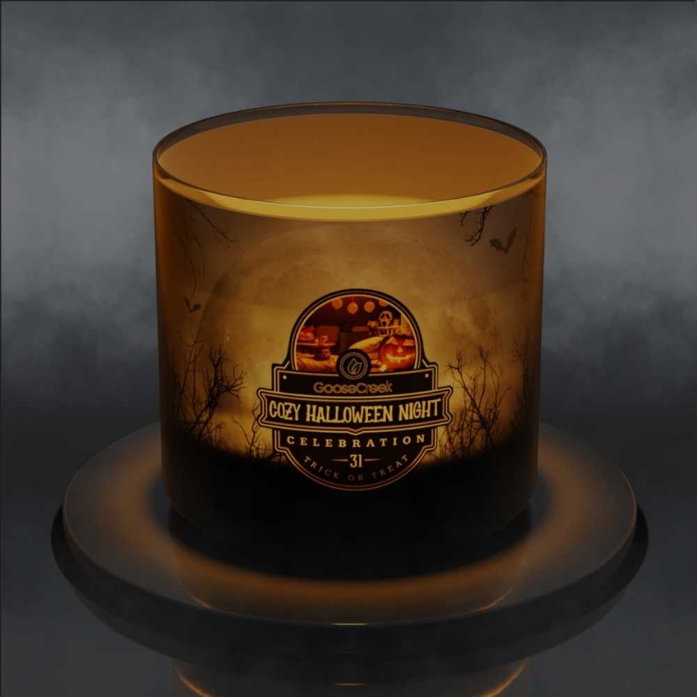CANDLE: Halloween Goose Creek Cozy Halloween Night 2021 - Goose Creek Candle (Halloween Candle) action figure collectible [Barcode 818489017897] - Main Image 3