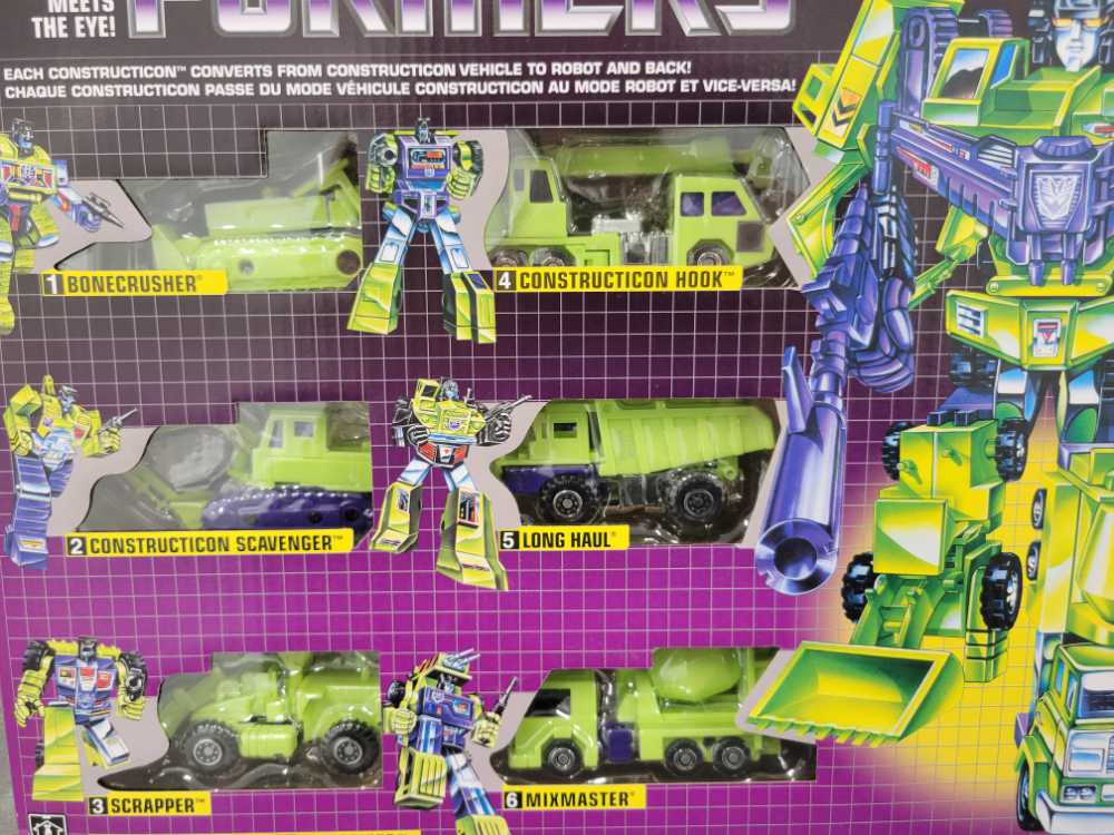 Devastator Wal-Mart Scrapper Mixmaster Long Haul Hook Bonecrusher Scavenger Constructicons  - Hasbro (Reissue) action figure collectible - Main Image 2