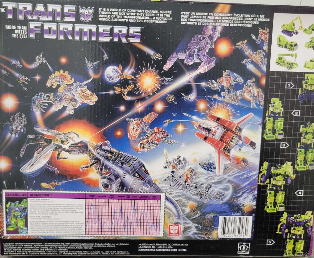 Devastator Wal-Mart Scrapper Mixmaster Long Haul Hook Bonecrusher Scavenger Constructicons  - Hasbro (Reissue) action figure collectible - Main Image 3