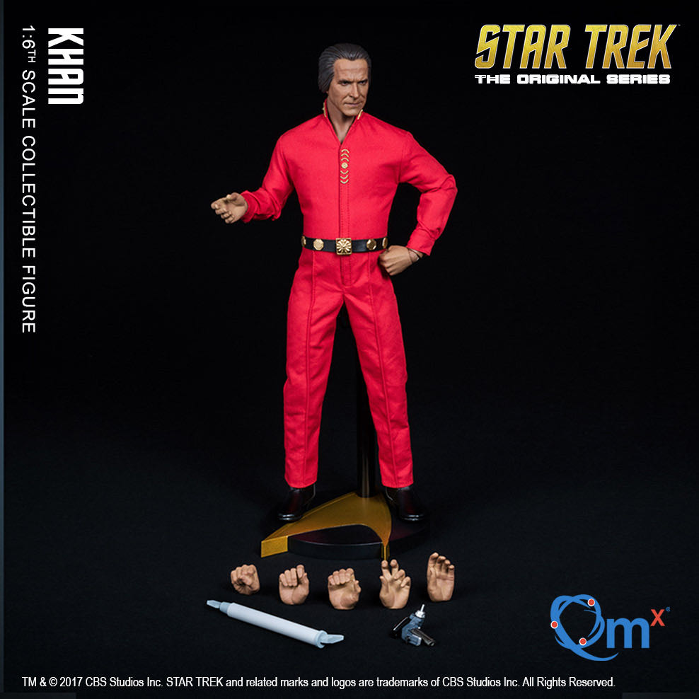QMX Star Trek Khan Noonien Singh - Quantum Mechanix (Khan Noonien Singh) action figure collectible - Main Image 2