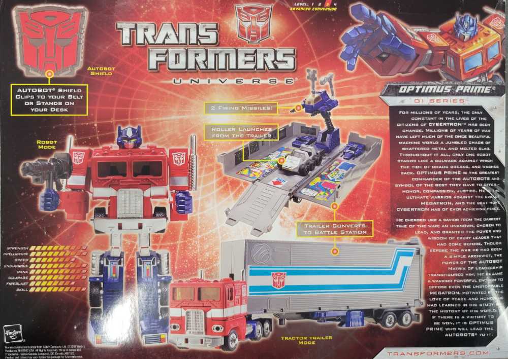 Optimus Prime 25th 1st - Hasbro (Reissue) action figure collectible - Main Image 4