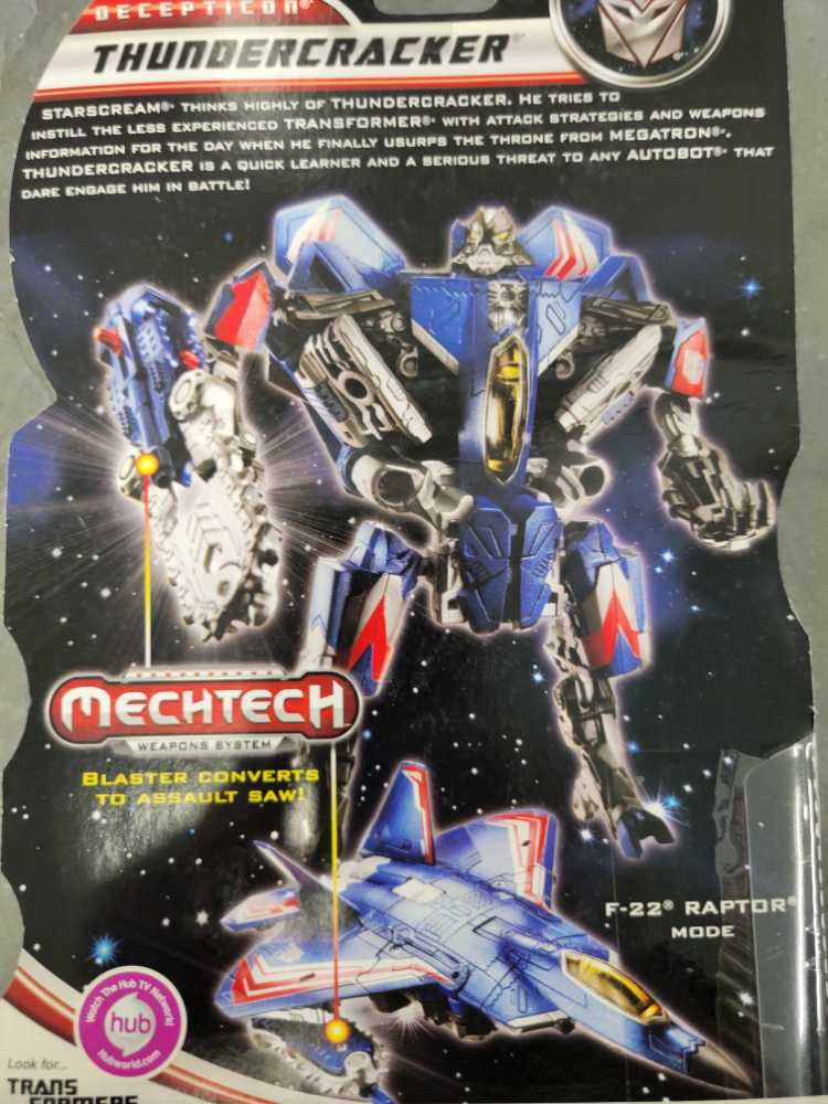 Thundercracker 1st Carded - Hasbro (Dark Of The Moon) action figure collectible - Main Image 4