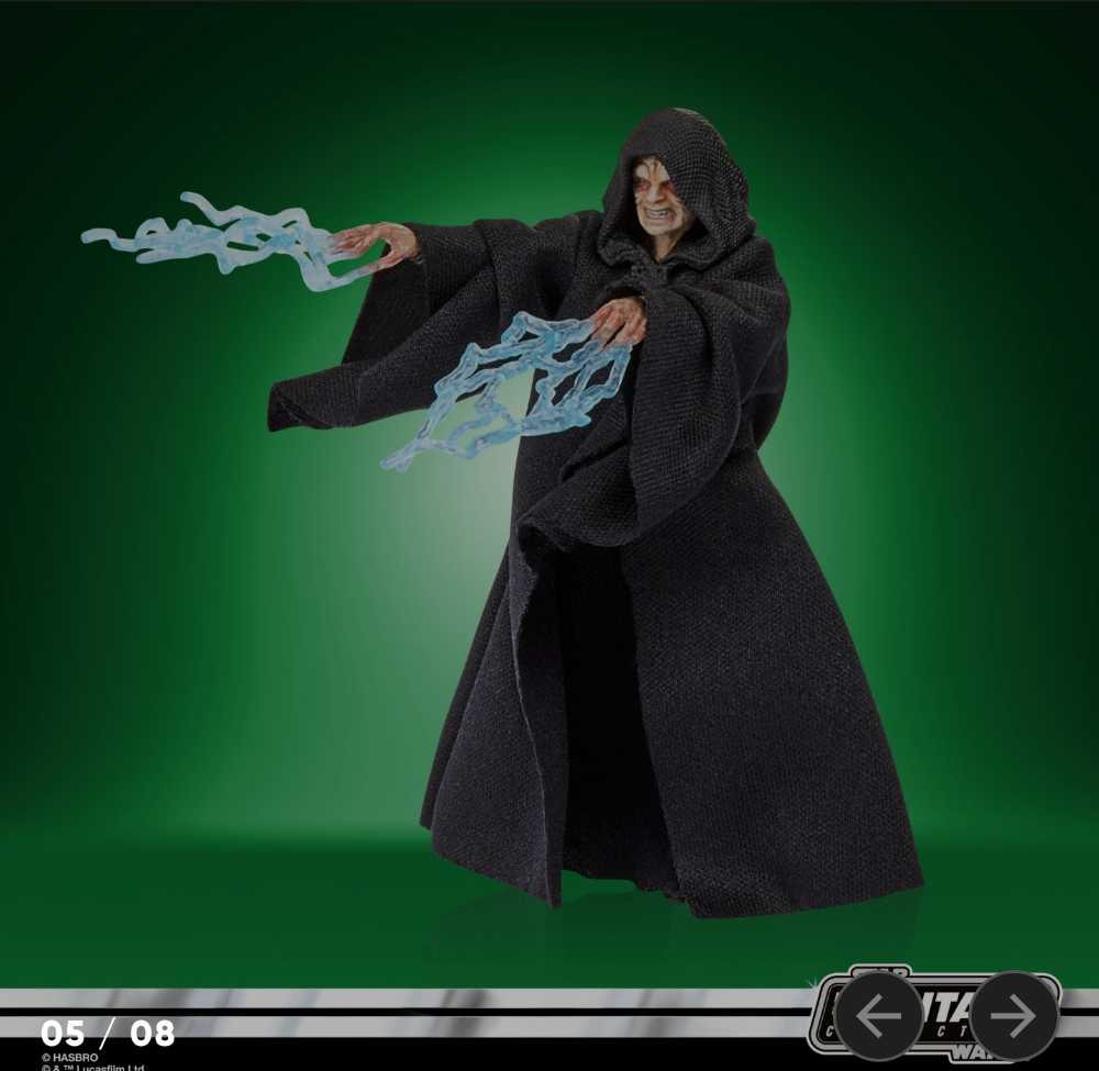 Emperor Palpatine VC200 - Hasbro (Star Wars Episode VII Return of the Jedi) action figure collectible - Main Image 4