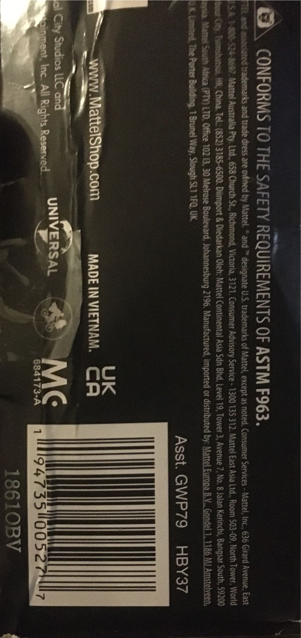 Robert Muldoon - Mattel (Jurassic Park) action figure collectible [Barcode 194735005277] - Main Image 4