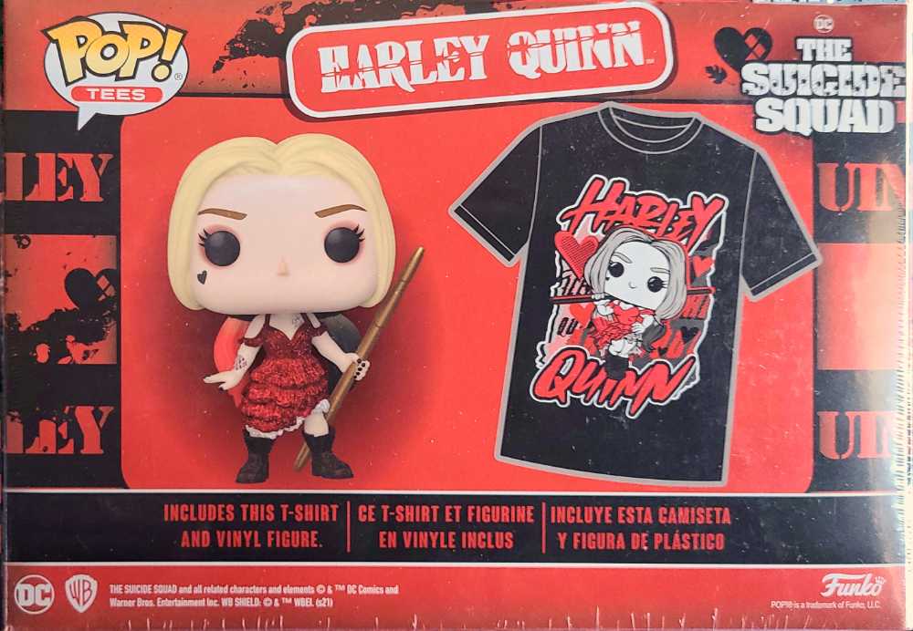 Funko Pop! Movies: Suicide Squad 2021 Harley Quinn Damaged Dress Tee (Target Exclusive)

Boxset  - Funko (Suicide Squad 2021) action figure collectible [Barcode 889698567473] - Main Image 2