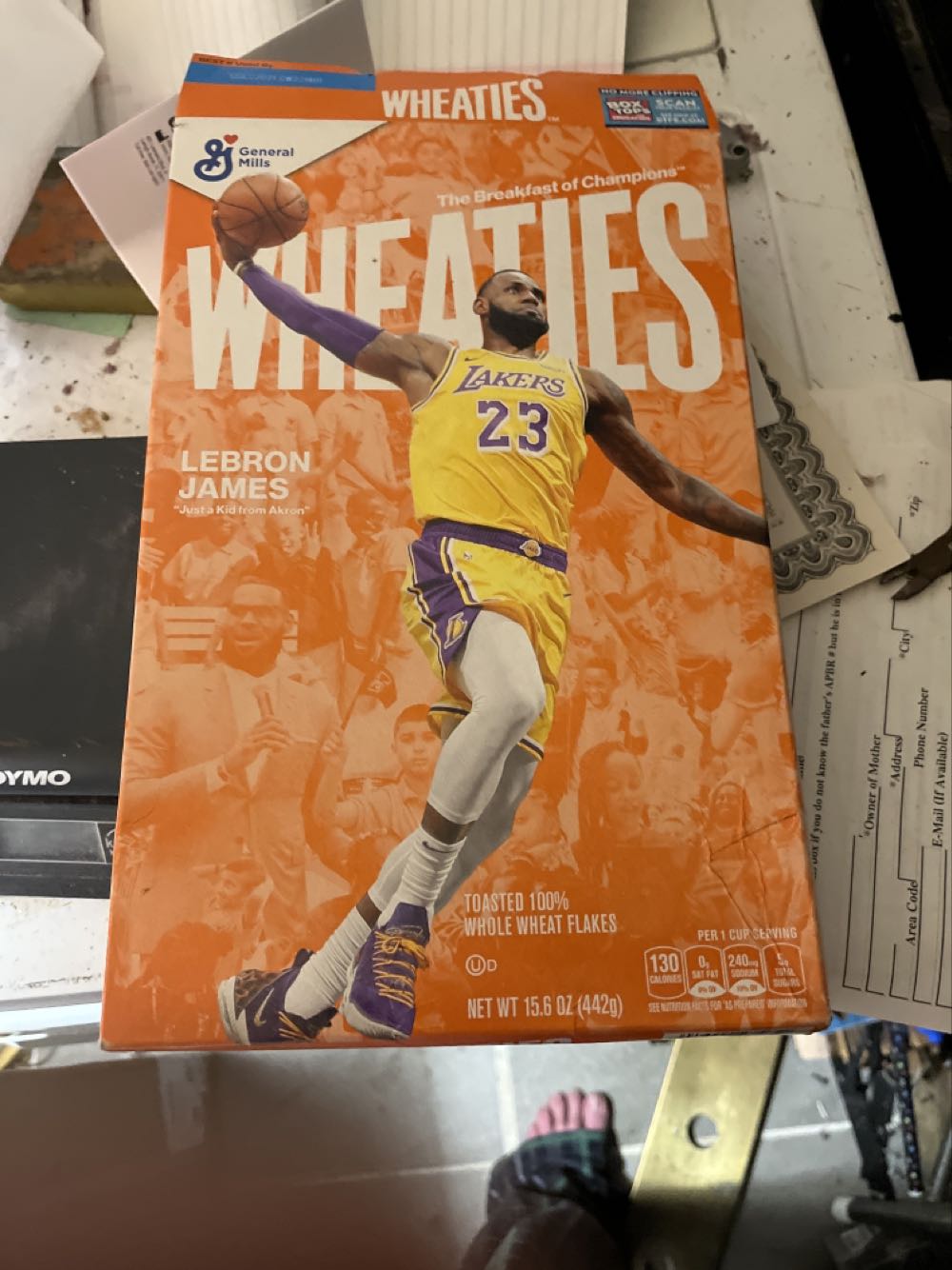 Wheaties Breakfast Cereal Breakfast Of Champions 100% Whole Wheat Flakes 15.6 Oz  action figure collectible [Barcode 016000275652] - Main Image 2