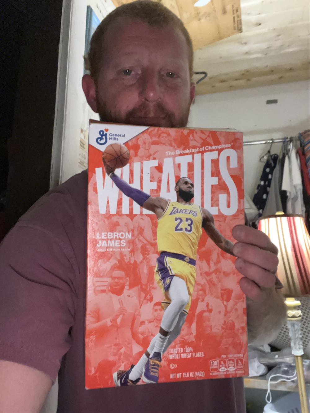 Wheaties Breakfast Cereal Breakfast Of Champions 100% Whole Wheat Flakes 15.6 Oz  action figure collectible [Barcode 016000275652] - Main Image 4