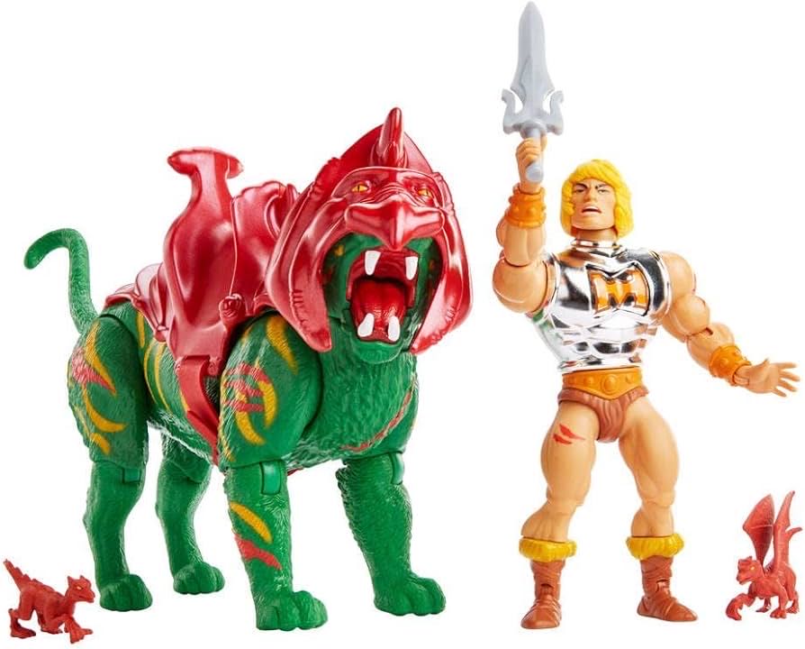 MOTU Origins: Battle Armor He-Man And Battle Cat - Mattel (Master Of The Universe: Origins) action figure collectible - Main Image 4