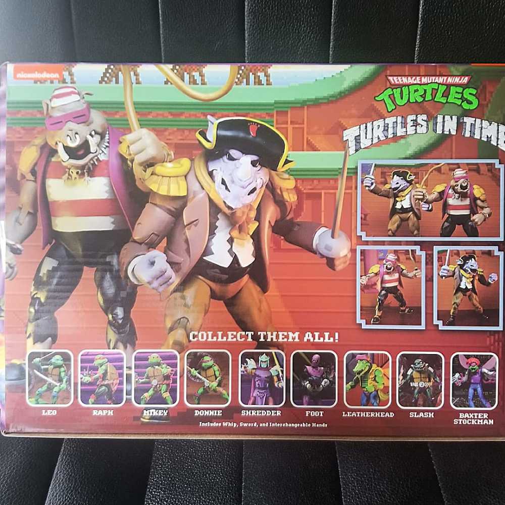 Neca TMNT Turtles In Time Pirate Bebop And Pirate Rocksteady - Neca (Neca) action figure collectible [Barcode 634482541760] - Main Image 4