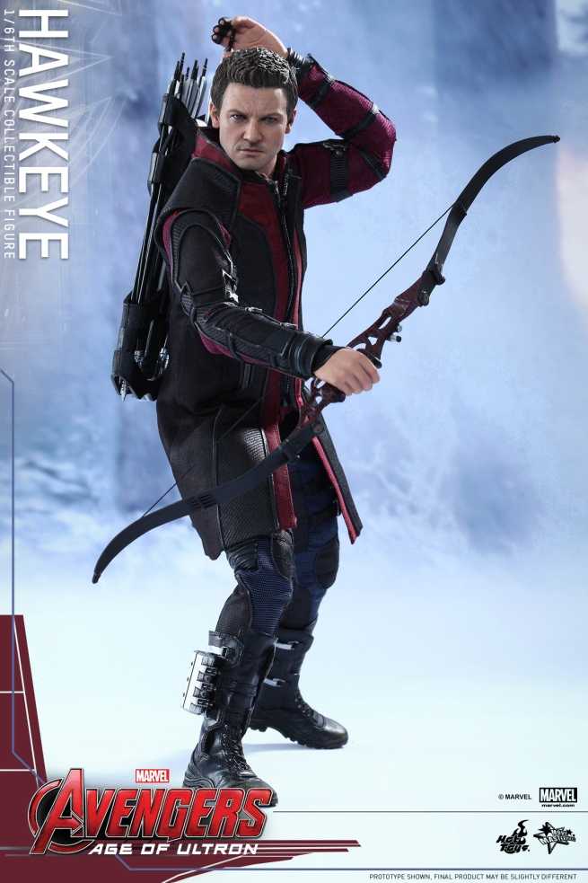 Hawkeye - Hot Toys ((Movie 2015) Age Of Ultron) action figure collectible - Main Image 1
