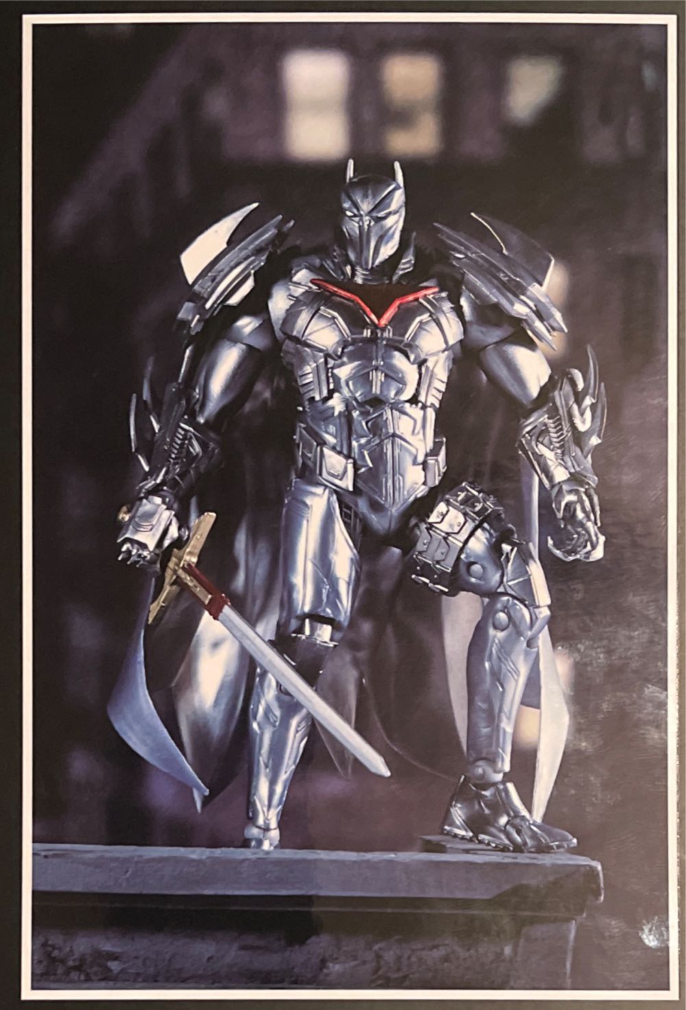 Azrael: Batman Armor (Silver) - McFarlane Toys (DC Multiverse) action figure collectible [Barcode 787926151725] - Main Image 2