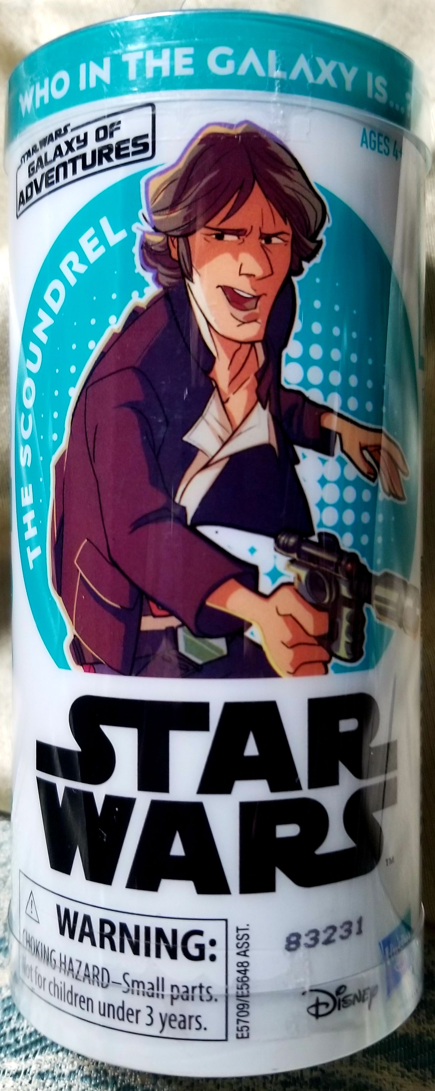 Han Solo - Hasbro (Star Wars Galaxy of Adventures) action figure collectible [Barcode 50923199] - Main Image 2