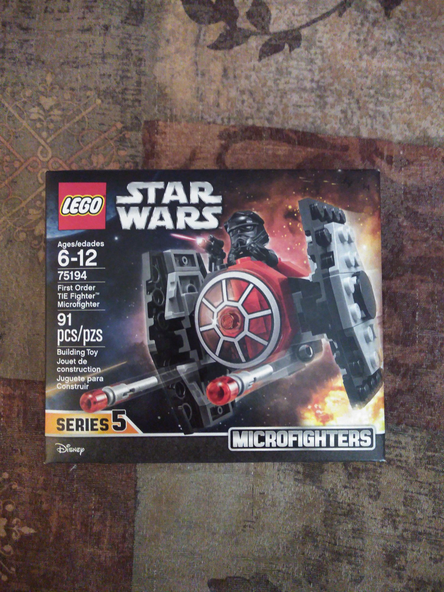 First Order TIE Fighter™ Microfighter - Lego (Lego Star Wars) action figure collectible - Main Image 2