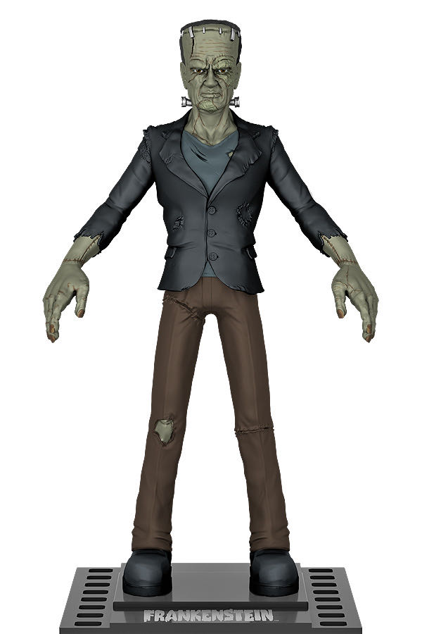 Bendyfigs Universal Monsters Frankenstein - Trick or Treat Studios (Universal Monsters) action figure collectible [Barcode 849421007188] - Main Image 3