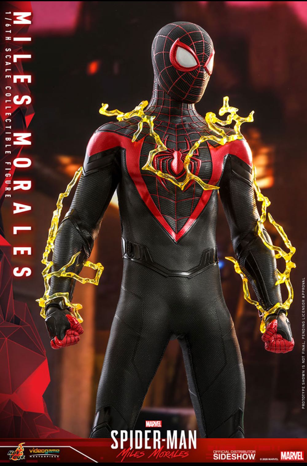 Spider-Man (Miles Morales) - Hot Toys / Sideshow (Video Game Masterpiece Series) action figure collectible - Main Image 2