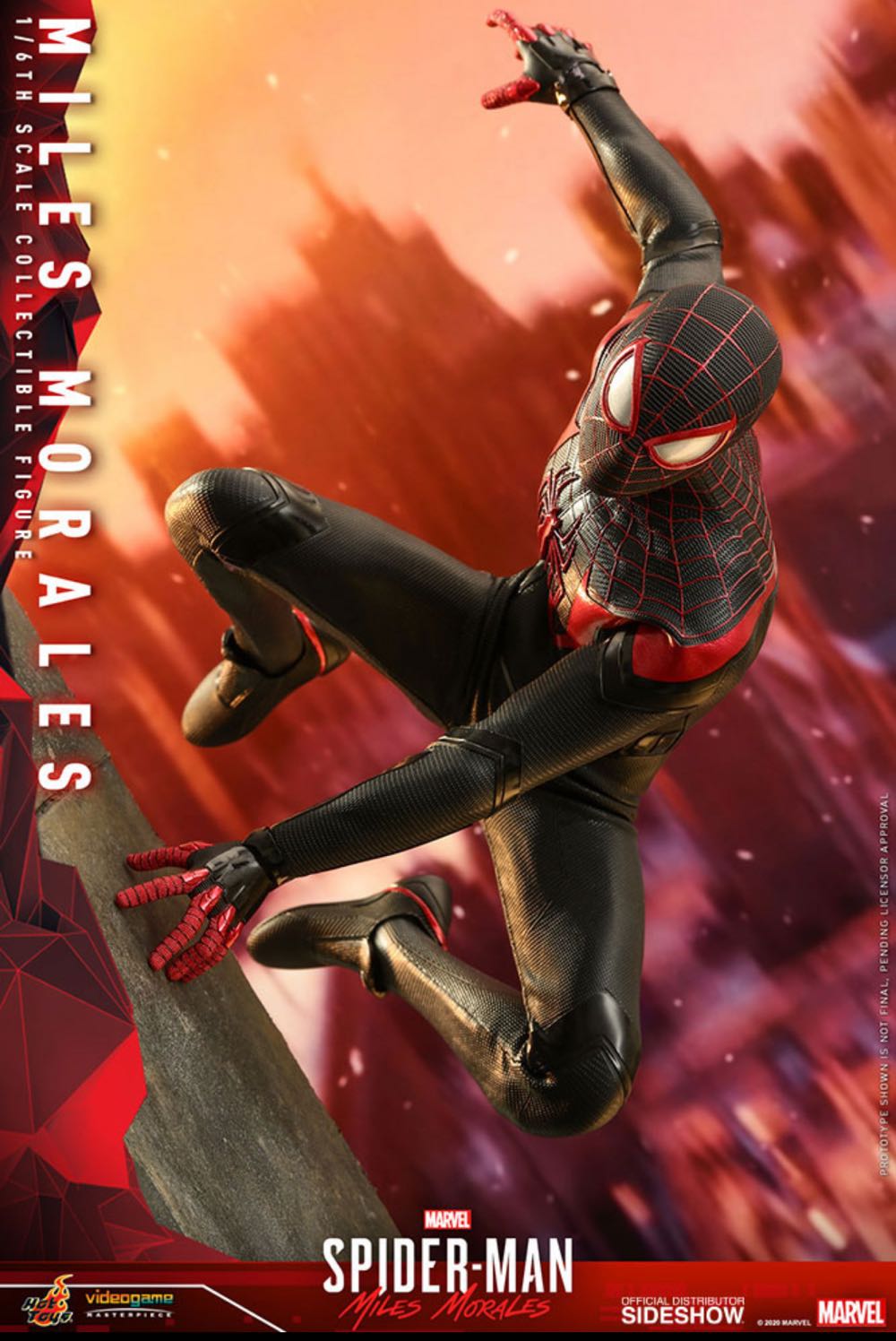 Spider-Man (Miles Morales) - Hot Toys / Sideshow (Video Game Masterpiece Series) action figure collectible - Main Image 4