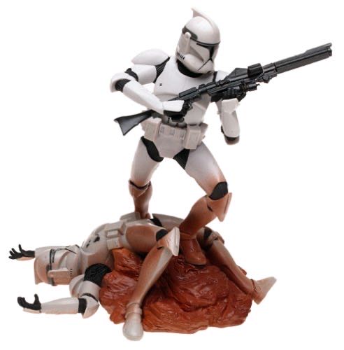 Clone Trooper White - Hasbro (Star Wars Unleashed) action figure collectible [Barcode 076930847350] - Main Image 1