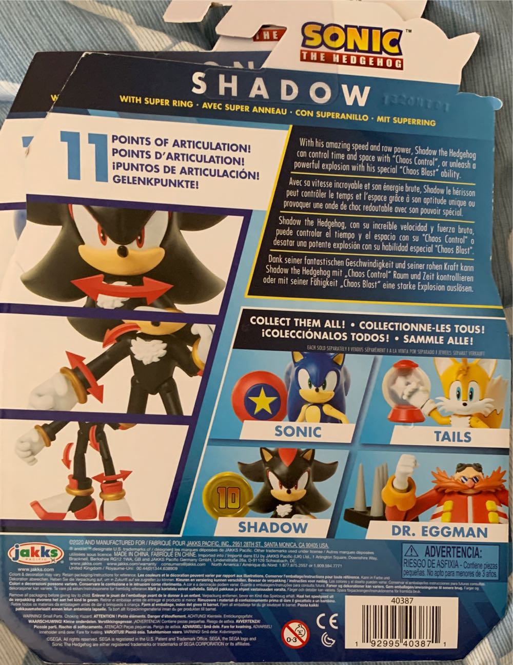 Shadow With Super Ring - Jakks Pacific action figure collectible [Barcode 192995403871] - Main Image 4
