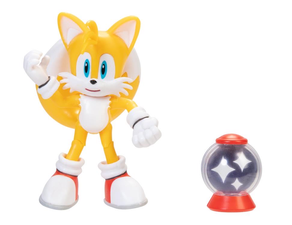 Tails With Invincible Item Box (Jakks) Wave 4.5 - Jakks Pacific (Modern Style) action figure collectible [Barcode 192995403857] - Main Image 2