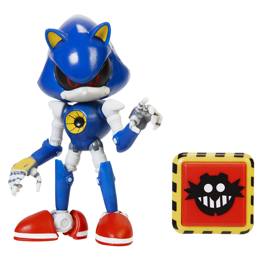Metal Sonic With Trap Spring (Jakks) Wave 4.5 - Jakks Pacific (Modern Style) action figure collectible [Barcode 192995403901] - Main Image 2