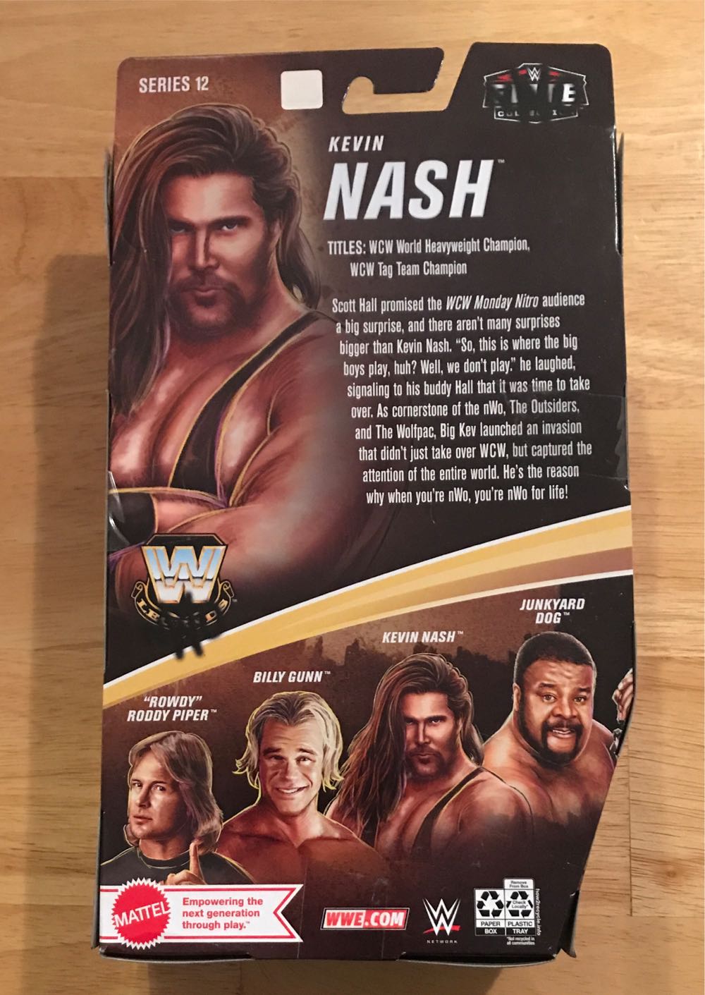 Kevin Nash - Mattel Wwe (WWE Elite Legends Series 12) action figure collectible [Barcode 887961948110] - Main Image 2