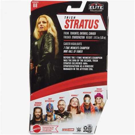 Trish Stratus - Mattel Wwe (WWE Elite Collection) action figure collectible [Barcode 887961921991] - Main Image 4