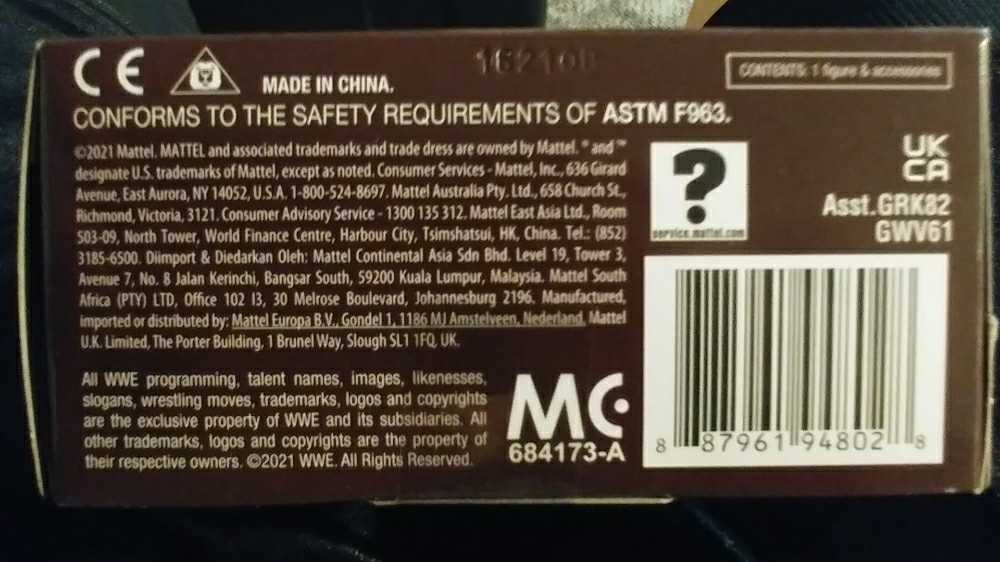“Rowdy” Roddy Piper - Mattel (Mattel Elite Collection Legends) action figure collectible [Barcode 887961948028] - Main Image 4