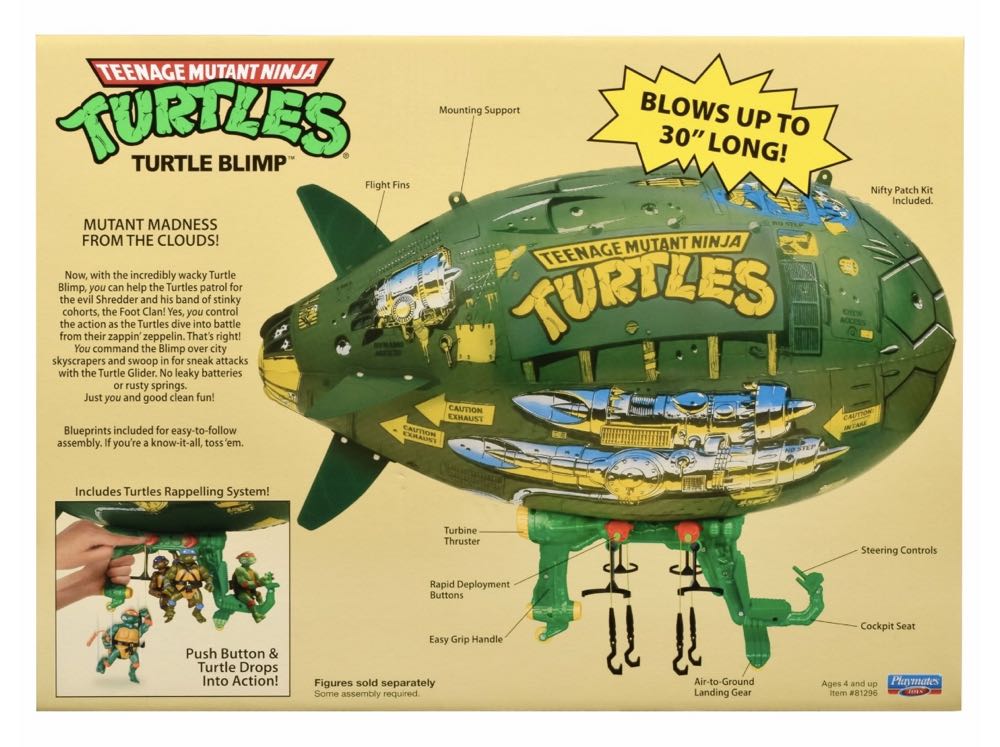 Turtle Blimp - Playmates (Teenage Mutant Ninja Turtles) action figure collectible [Barcode 043377812968] - Main Image 2