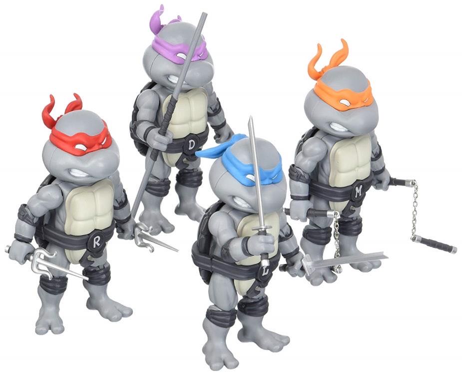 TMNT Hybrid Metal Figuration SDCC 2016 Exclusive Set of 4 Mini-Figures - Herocross (Teenage Mutant Ninja Turtles) action figure collectible [Barcode 4897058783049] - Main Image 2