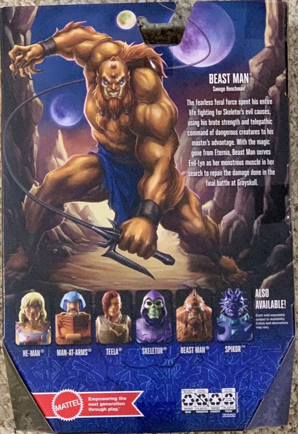 Masterverse Revelation Beast Man - Mattel (Masterverse) action figure collectible [Barcode 887961979909] - Main Image 6