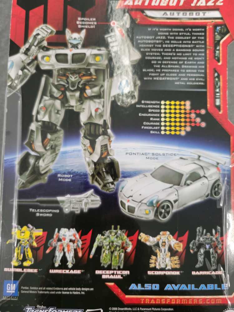 Jazz 1st Carded - Hasbro (Movie) action figure collectible - Main Image 4