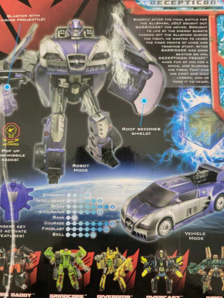 Jolt Carded Wal-Mart  - Hasbro (Movie) action figure collectible - Main Image 4