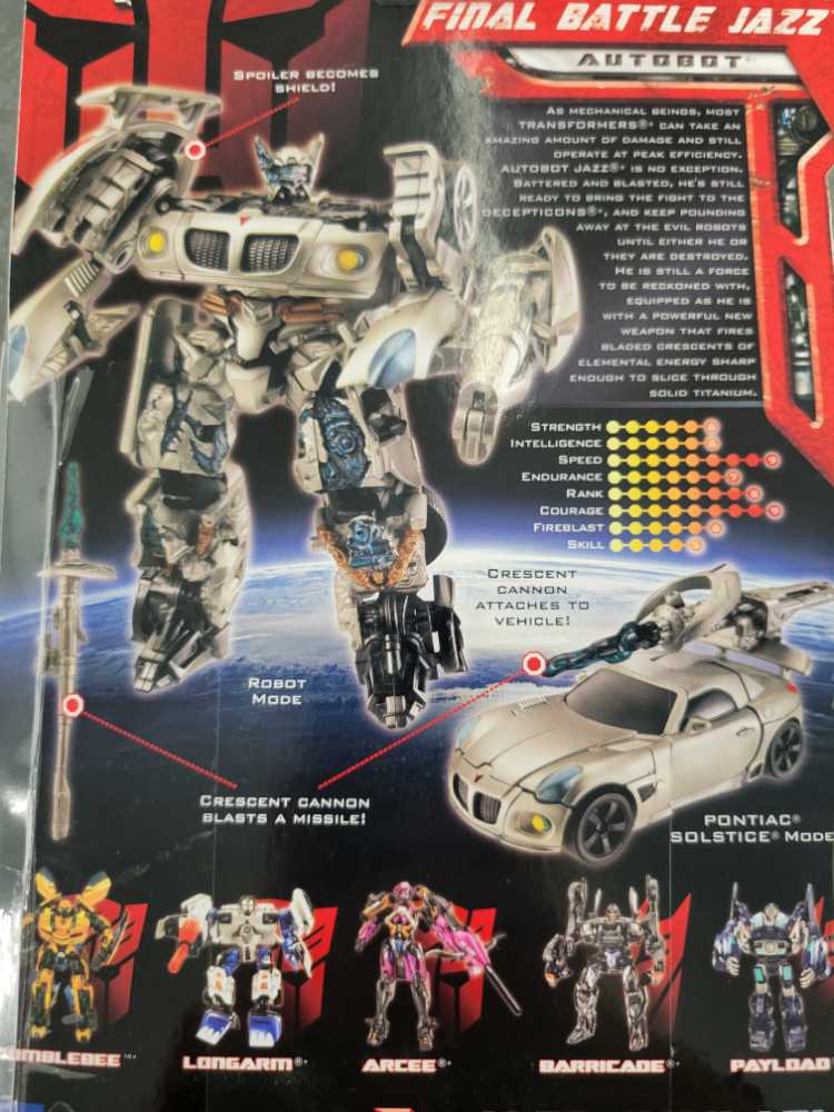 Jazz Final Battle Carded - Hasbro (Movie) action figure collectible - Main Image 4