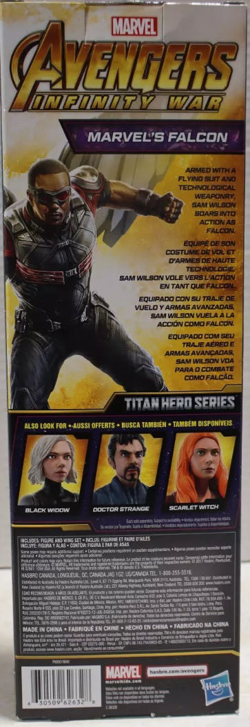 Falcon - Sam Wilson (Infinity War) - Hasbro (Avenger Infinity Wars) action figure collectible [Barcode 630509626328] - Main Image 2