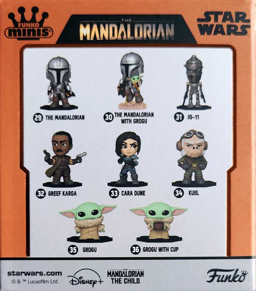 Funko Minis Television: Star Wars The Mandalorian With Grogu - Funko (Star Wars The Mandalorian) action figure collectible [Barcode 889698570640] - Main Image 2