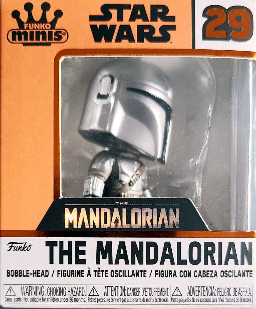 Funko Minis Television: Star Wars The Mandalorian With Grogu - Funko (Star Wars The Mandalorian) action figure collectible [Barcode 889698570640] - Main Image 3