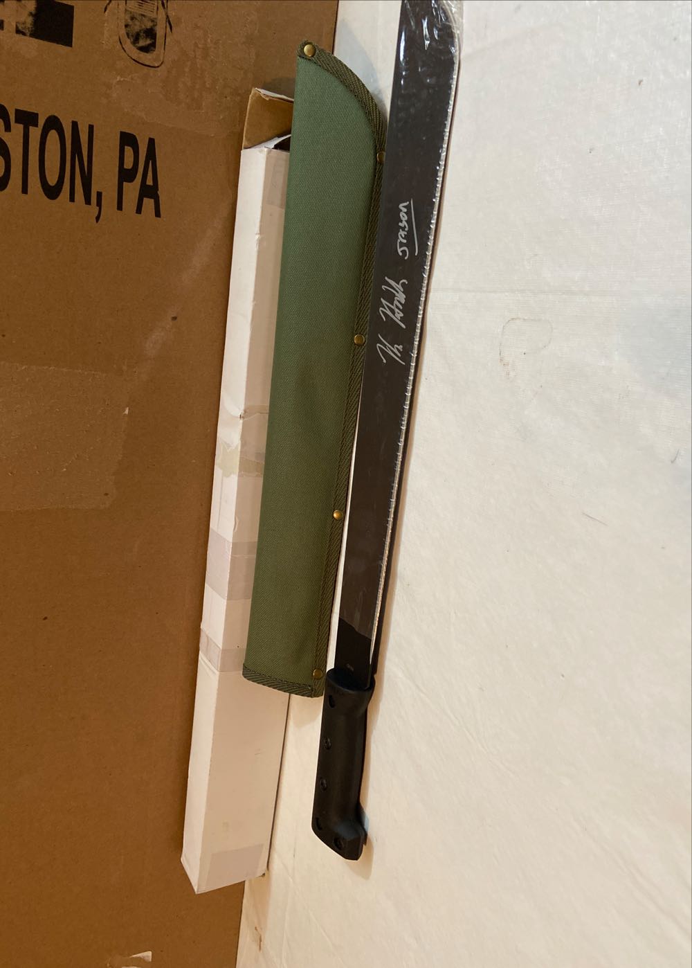 Friday The 13th- Jason Vorhees Machete Signed By Kane Hodder  (Friday The 13th) action figure collectible - Main Image 2