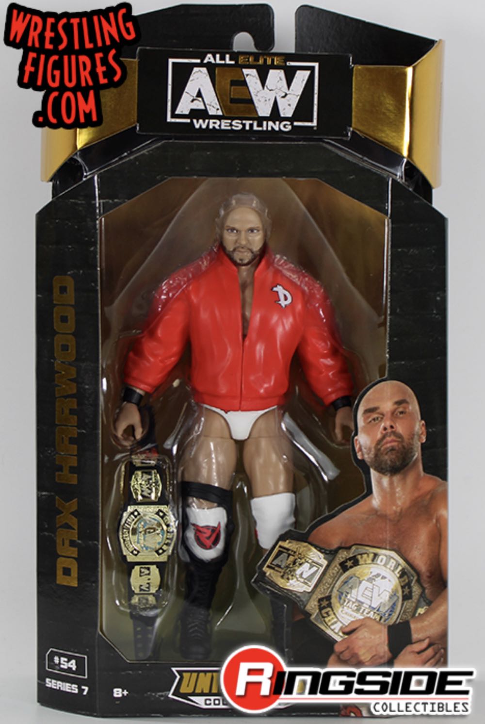 Dax Harwood Aew Series 7 - Jazwares (AEW) action figure collectible [Barcode 191726393542] - Main Image 1