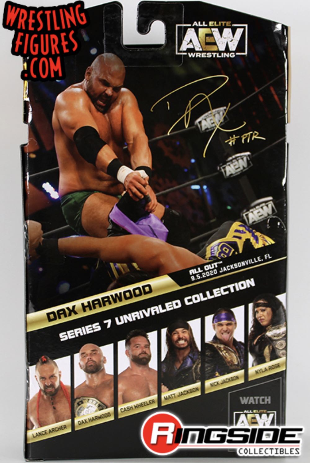 Dax Harwood Aew Series 7 - Jazwares (AEW) action figure collectible [Barcode 191726393542] - Main Image 2